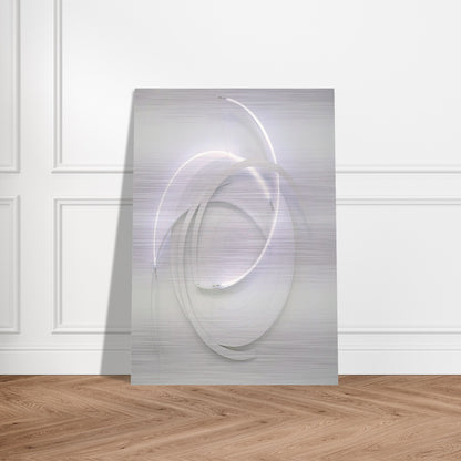 Lunatique compact n° 3 - 1996 - Francois Morellet Brushed Aluminum Print - 70x100 cm / 28x40 inches | Francois Morellet Aluminum Print | Francois Morellet Prints