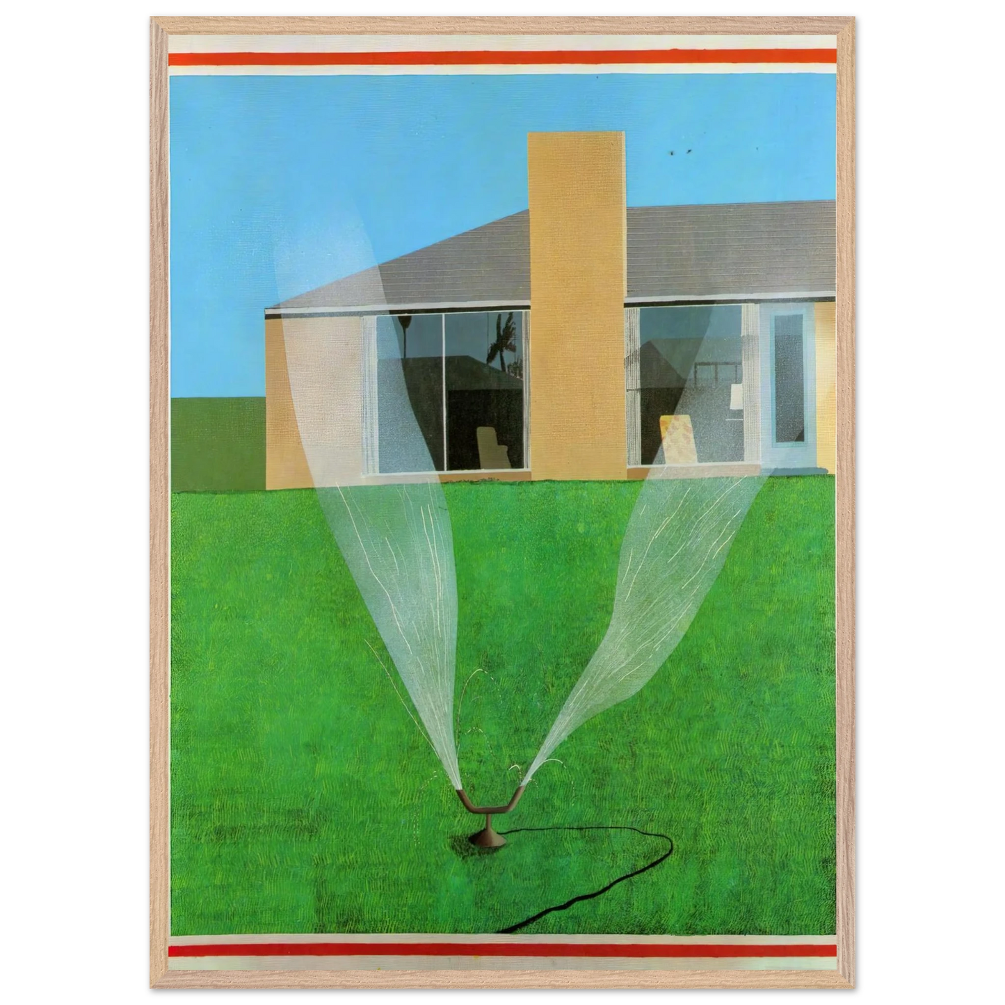 David Hockney - David Hockney Wall art - A2 (42 x 59.4  cm) - Fine Art Poster-canvas - -