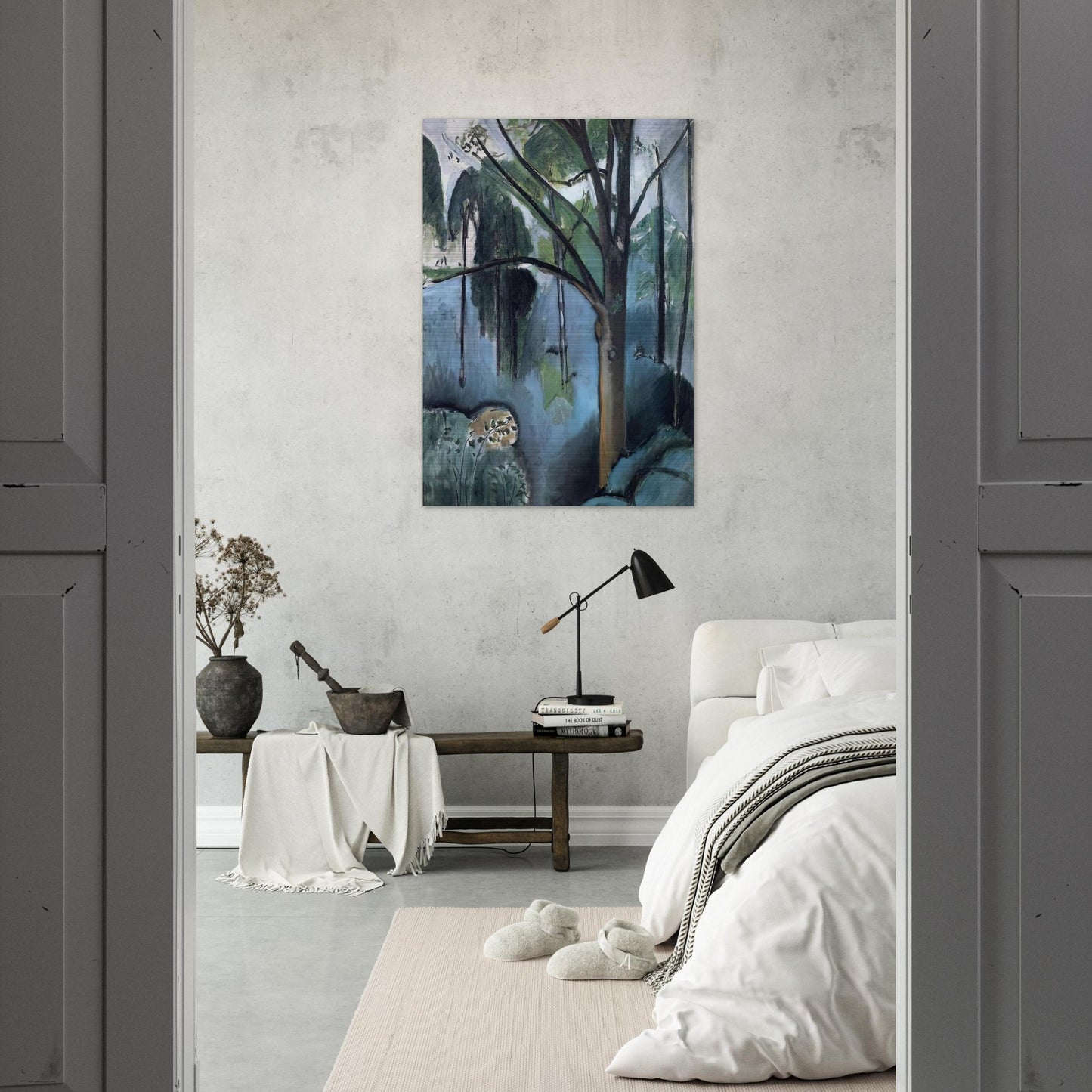TRIVAUX POND 1917 - Henri Matisse Brushed Aluminum Print - 70x100 cm / 28x40 inches | Henri Matisse Aluminum Print | Henri Matisse Prints