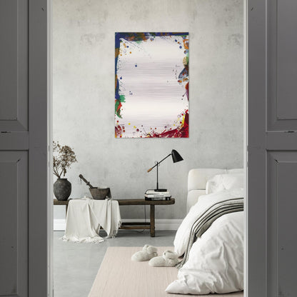 Sulfur Sails - Sam Francis Brushed Aluminum Print - 70x100 cm / 28x40 inches | Sam Francis Aluminum Print | Sam Francis Prints