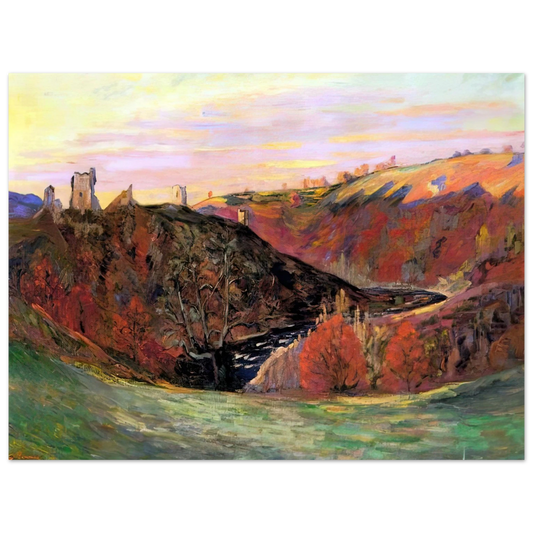 Armand Guillaumin - Sunset in Creuse - 1898  75x100 cm / 30x40inches Fine Art Poster