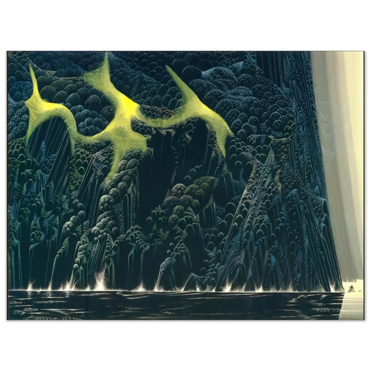 Eyvind Earle - Out of the Sea  75x100 cm / 30x40inches Fine Art Poster