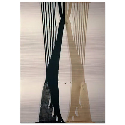 THE KING I 1962 - Lenore Tawney Brushed Aluminum Print - 70x100 cm / 28x40 inches | Lenore Tawney Aluminum Print | Lenore Tawney Prints