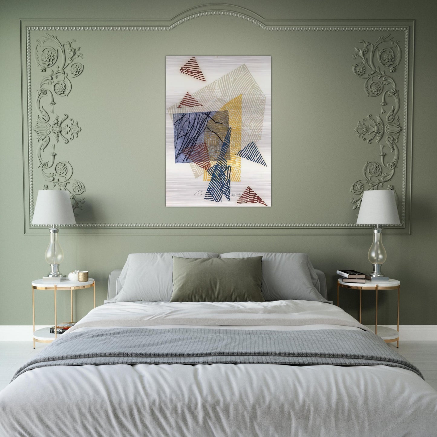 Buoy Landscape II - Sam Gilliam Brushed Aluminum Print - 70x100 cm / 28x40 inches | Sam Gilliam Aluminum Print | Sam Gilliam Prints