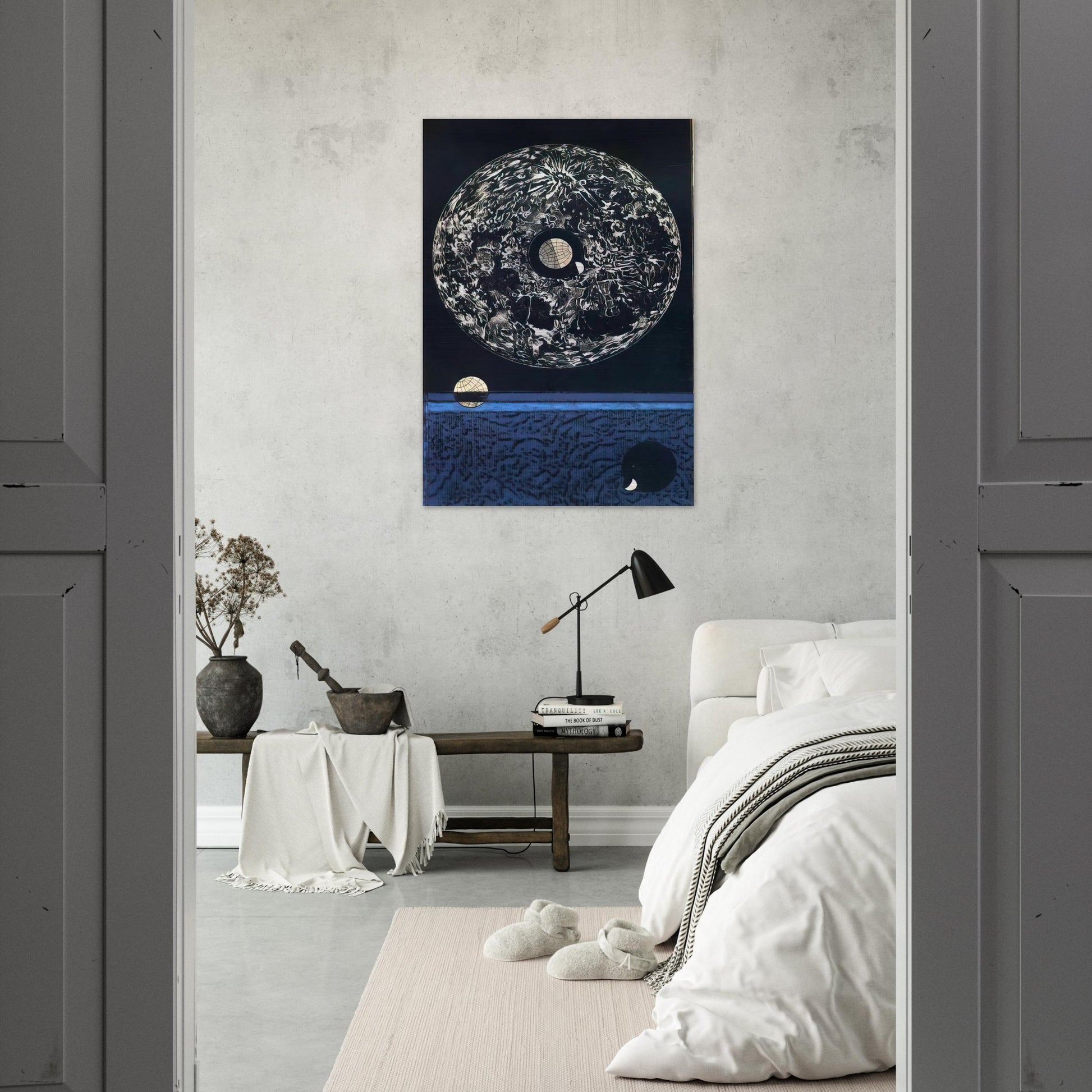 Configuration No.16 - Max Ernst Brushed Aluminum Print - 70x100 cm / 28x40 inches | Max Ernst Aluminum Print | Max Ernst Prints