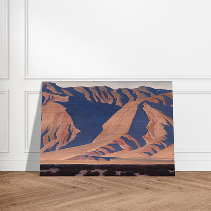 INYO MOUNTAINS 1944 - Maynard Dixon Brushed Aluminum Print - 70x100 cm / 28x40 inches | Maynard Dixon Aluminum Print | Maynard Dixon Prints