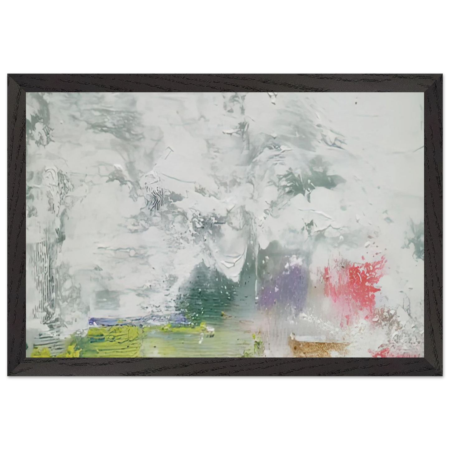 Helen Frankenthaler - Maelstrom, 1992- Wall Art - 21x29.7 cm / 8x12" - Premium Wooden Framed Poster With Fine Art Paper-canvas - Black frame