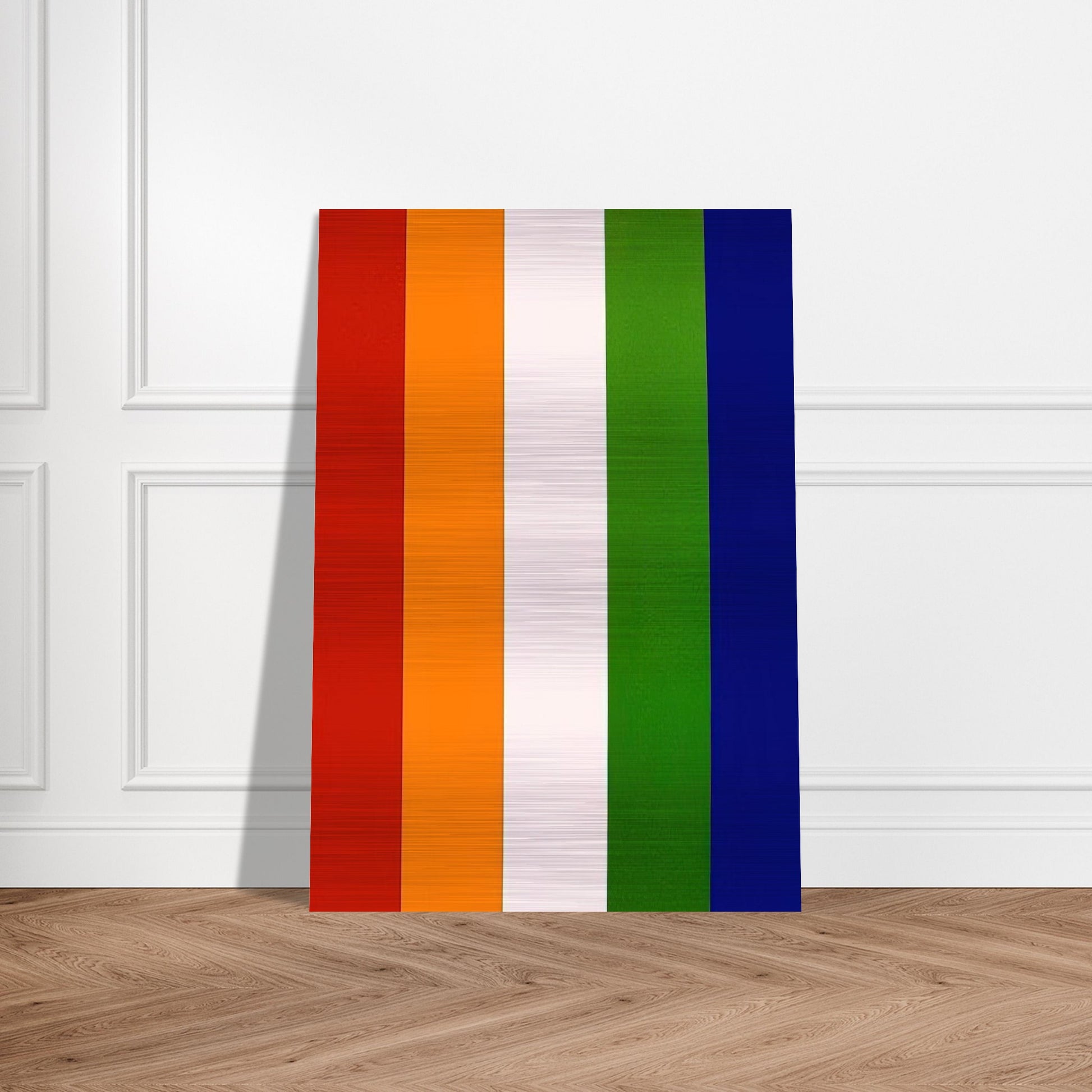 Red Orange White Green Blue - Ellsworth Kelly Brushed Aluminum Print - 70x100 cm / 28x40 inches | Ellsworth Kelly Aluminum Print | Ellsworth Kelly Prints