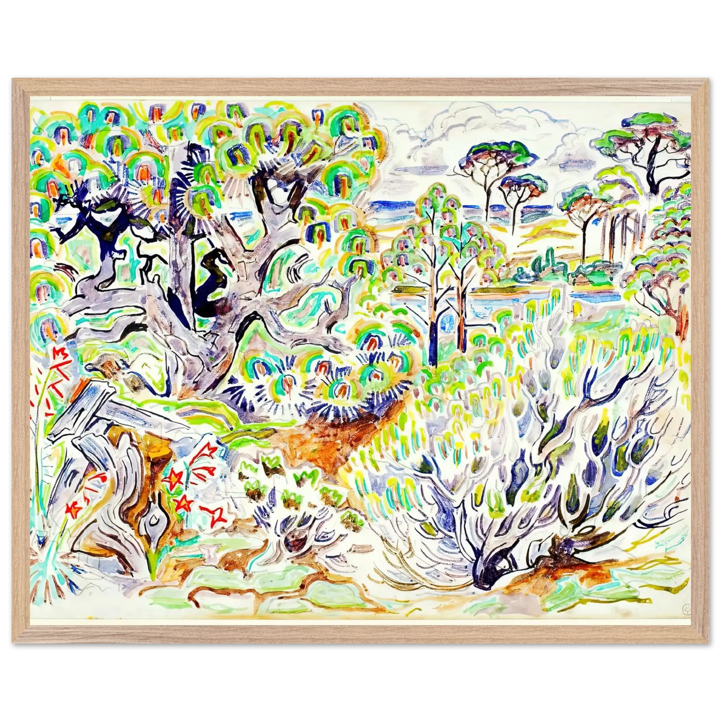 Walter Inglis Anderson - Walter Anderson Wall art - 27x35 cm / 11x14 Inches - Fine Art Poster - -