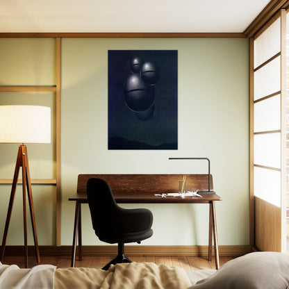 THE VOICE OF SPACE 1928 1 - Rene Magritte Brushed Aluminum Print - 70x100 cm / 28x40 inches | Rene Magritte Aluminum Print | Rene Magritte Prints