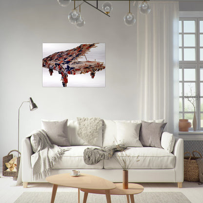 La Marseillaise - 1989 - Arman Brushed Aluminum Print - 70x100 cm / 28x40 inches | Arman Aluminum Print | Arman Prints