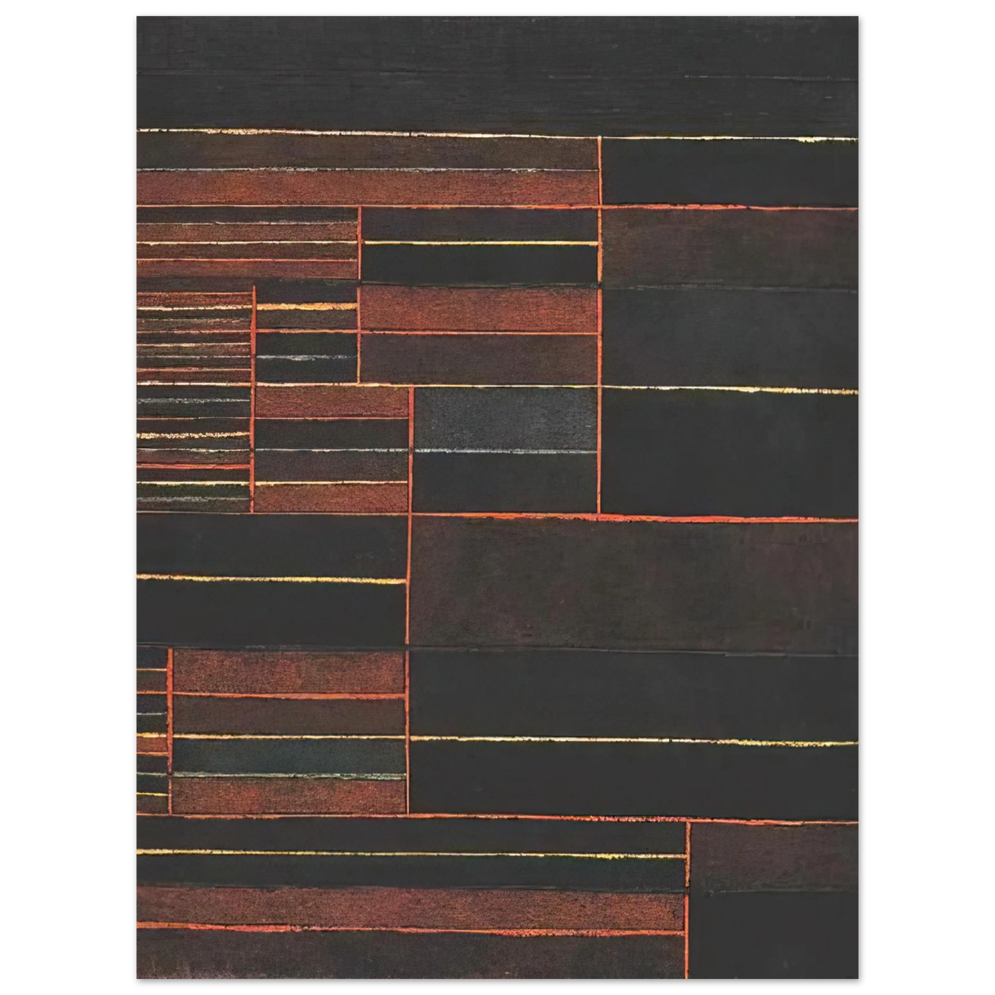 Paul Klee - IN THE CURRENT SIX THRESHOLDS 1929  75x100 cm / 30x40inches Fine Art Poster