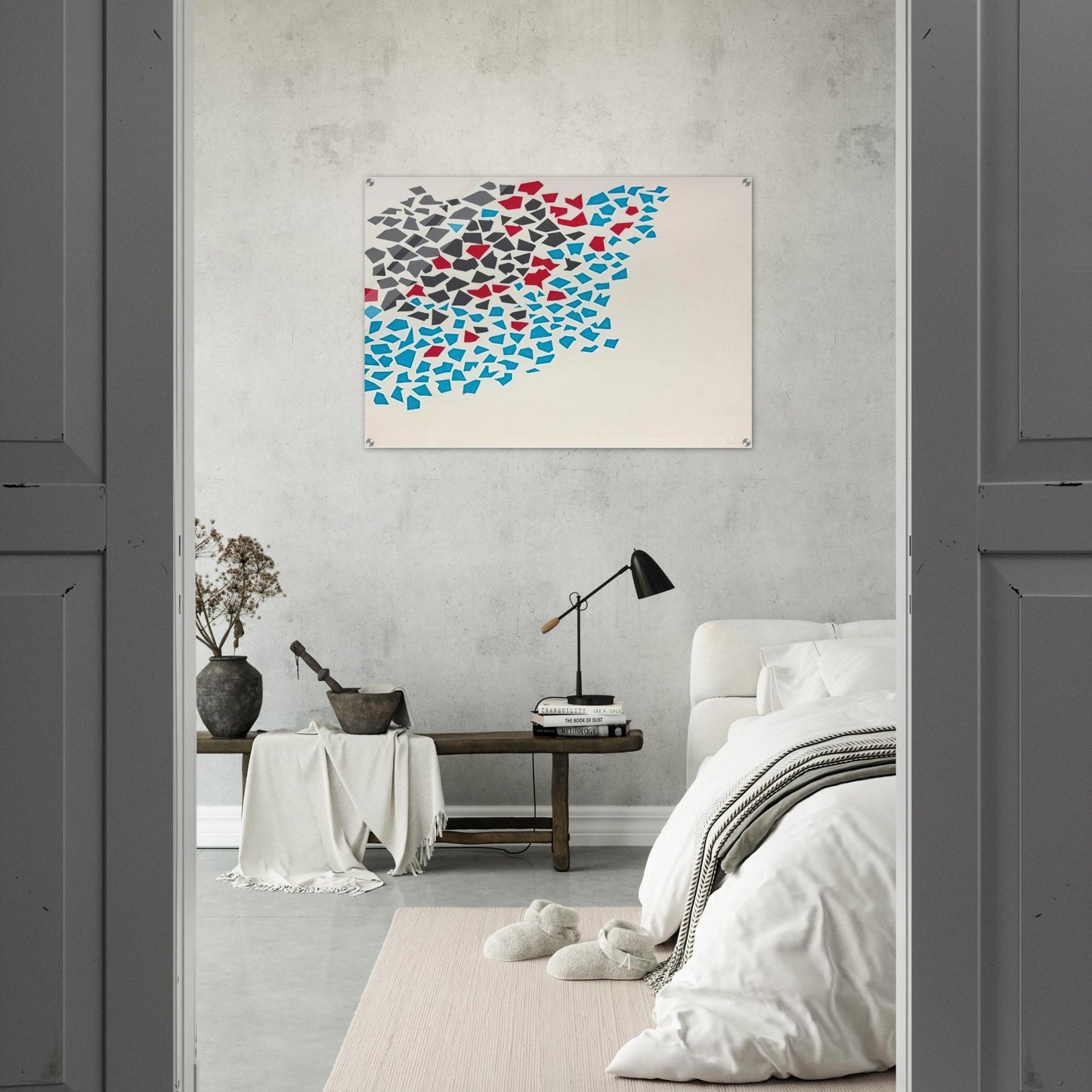 Abstract Composition - 1980 - Robert Goodnough Acrylic Print - 70x100 cm / 28x40″ inches