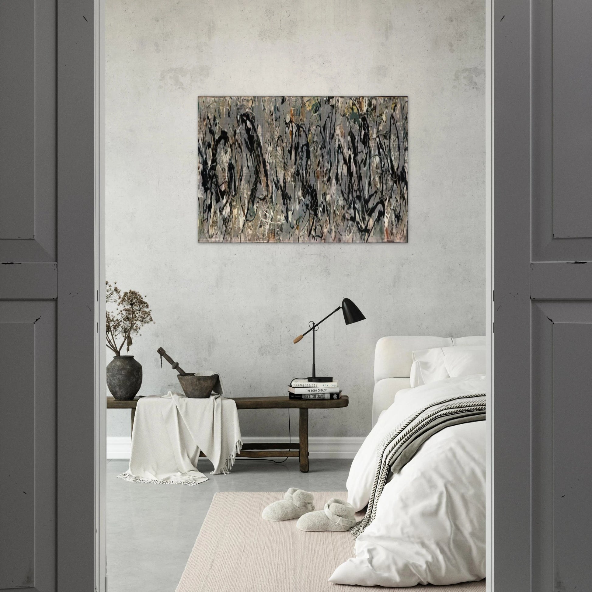 NUMBER 10 1949 - Jackson Pollock Brushed Aluminum Print - 70x100 cm / 28x40 inches | Jackson Pollock Aluminum Print | Jackson Pollock Prints