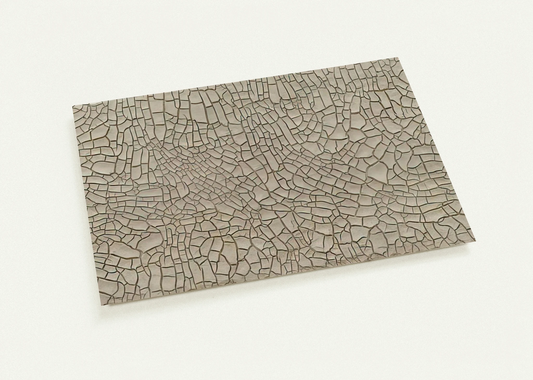Cretto Grande Bianco - 1982 By Alberto Burri Pack of 10 Post Cards | Alberto Burri Post Cards | A6 (10.5 x 14.8 cm) - 4.1 x 5.8 inches