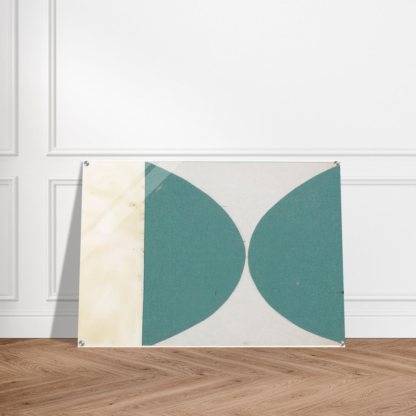 Green Curves from the series Line Form Color - Ellsworth Kelly Acrylic Print - 70x100 cm / 28x40″ inches