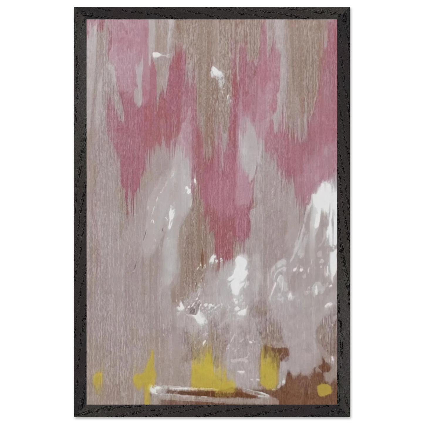 Helen Frankenthaler - Tales of Genji IV - 1998 Wall art - 45x60 cm / 18x24 inches - Premium Wooden Framed Poster With Fine Art Paper-canvas - Wood frame