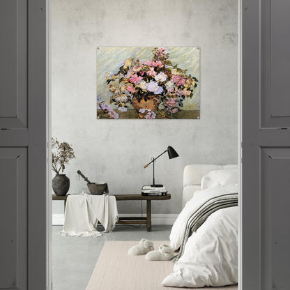 Still Life Vase with Roses - Vincent van Gogh Acrylic Print - 70x100 cm / 28x40″ inches | Vincent van Gogh Wall Art | Vincent van Gogh Prints
