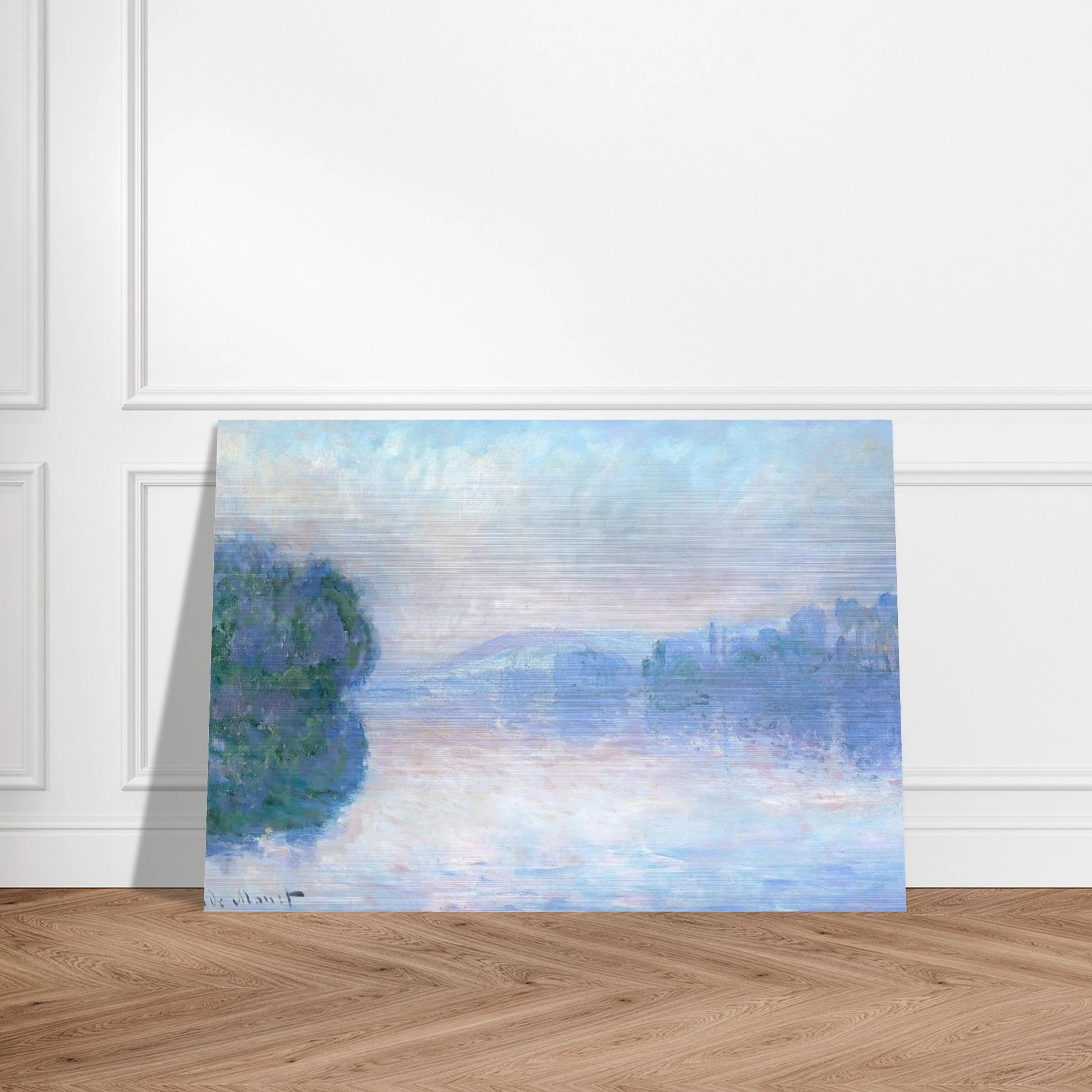 The Siene near Vernon - claude monet Brushed Aluminum Print - 70x100 cm / 28x40 inches | claude monet Aluminum Print | claude monet Prints