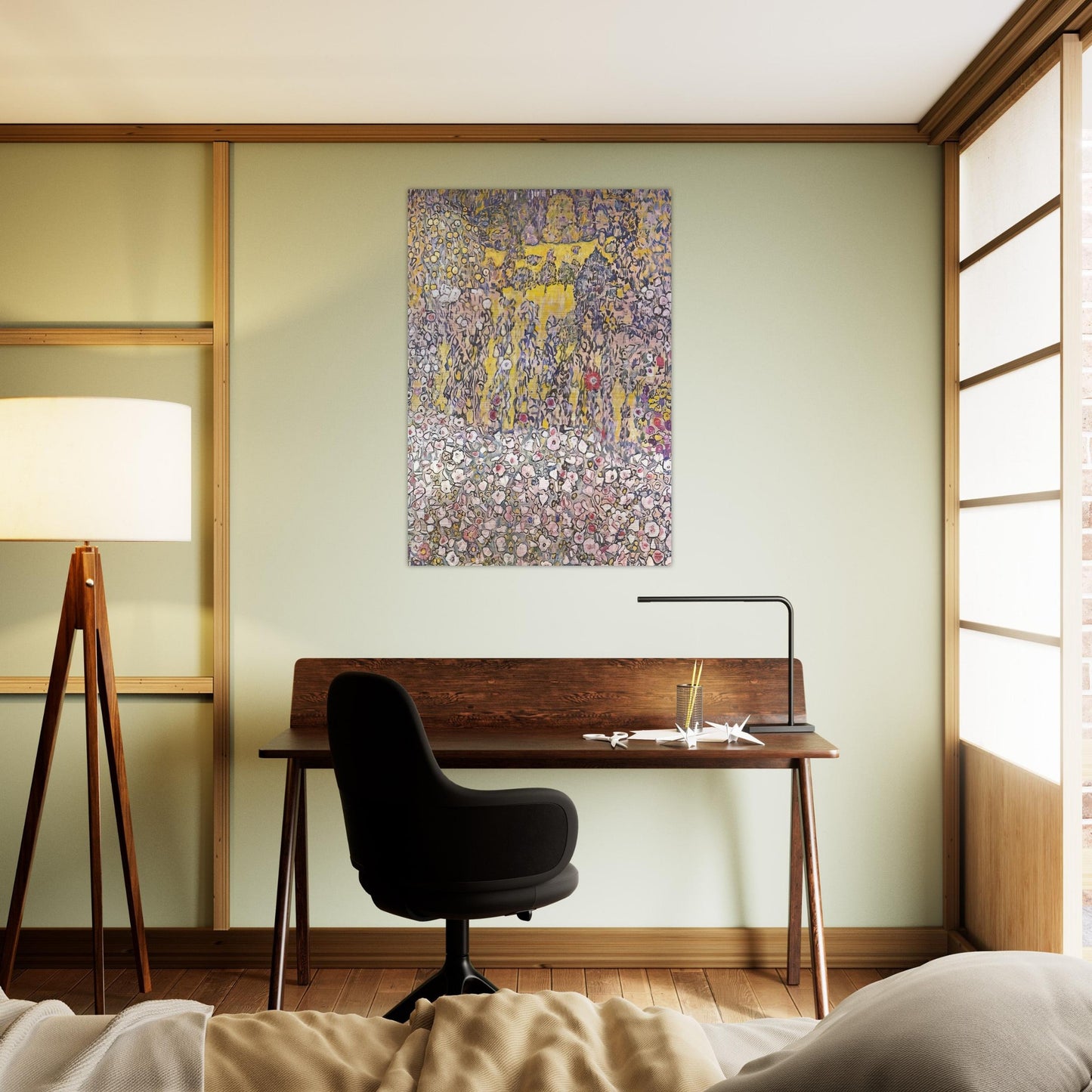HORTICULTURAL LANDSCAPE WITH A HILLTOP - Gustav Klimt Brushed Aluminum Print - 70x100 cm / 28x40 inches | Gustav Klimt Aluminum Print | Gustav Klimt Prints