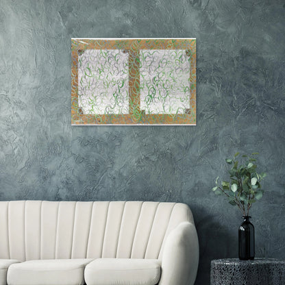 Verdeargento - 1969 - Carla Accardi Brushed Aluminum Print - 70x100 cm / 28x40 inches | Carla Accardi Aluminum Print | Carla Accardi Prints