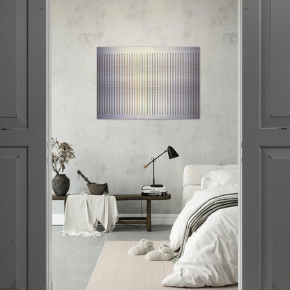 Color Needles - 1984 - Gene Davis Brushed Aluminum Print - 70x100 cm / 28x40 inches | Gene Davis Aluminum Print | Gene Davis Prints