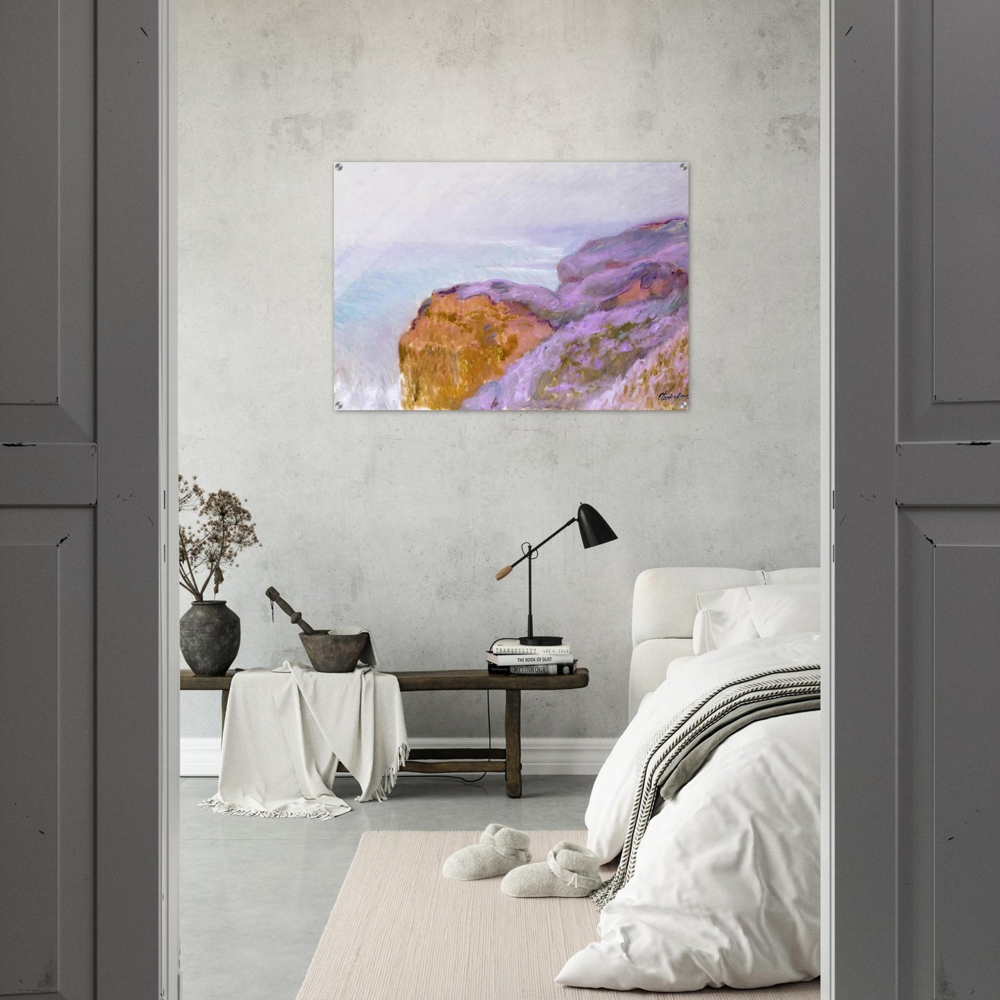 At Val Saint-Nicolas, near Dieppe - claude monet Acrylic Print - 70x100 cm / 28x40″ inches | claude monet Wall Art | claude monet Prints