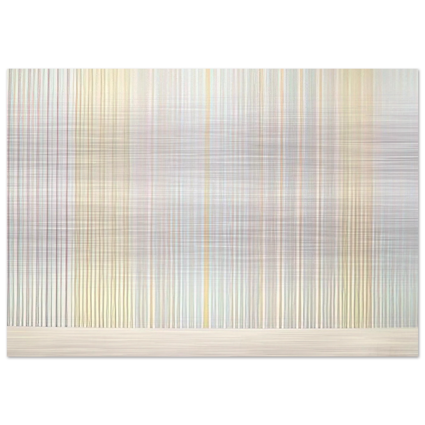 Renoir's Curtain - 1977 - Gene Davis Brushed Aluminum Print - 70x100 cm / 28x40 inches | Gene Davis Aluminum Print | Gene Davis Prints