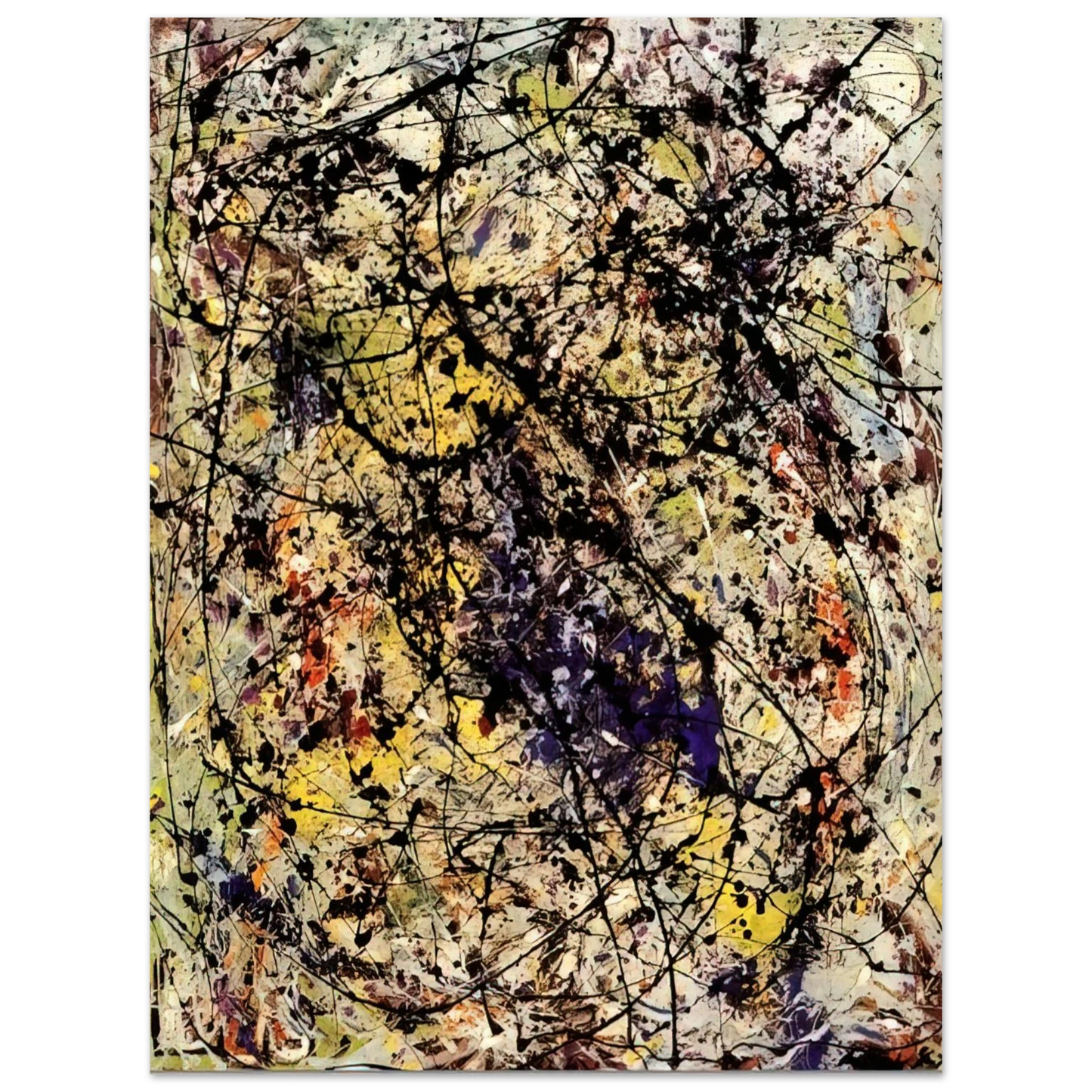 Jackson Pollock - REFLECTIONS OF THE BIG DIPPER 1947  75x100 cm / 30x40inches Fine Art Poster