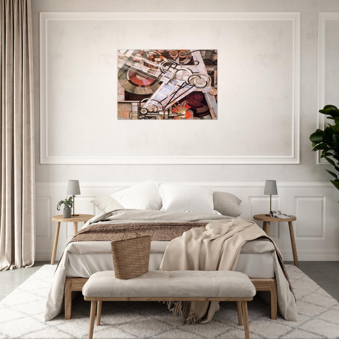 Drill - Frantisek Kupka Acrylic Print - 70x100 cm / 28x40″ inches