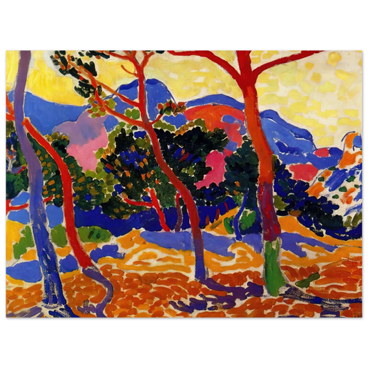 Andre Derain - THE TREES  75x100 cm / 30x40inches Fine Art Poster