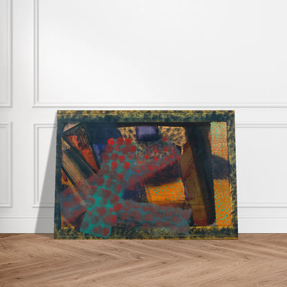 Dinner at Smith Square - 1979 - Howard Hodgkin Brushed Aluminum Print - 70x100 cm / 28x40 inches | Howard Hodgkin Aluminum Print | Howard Hodgkin Prints