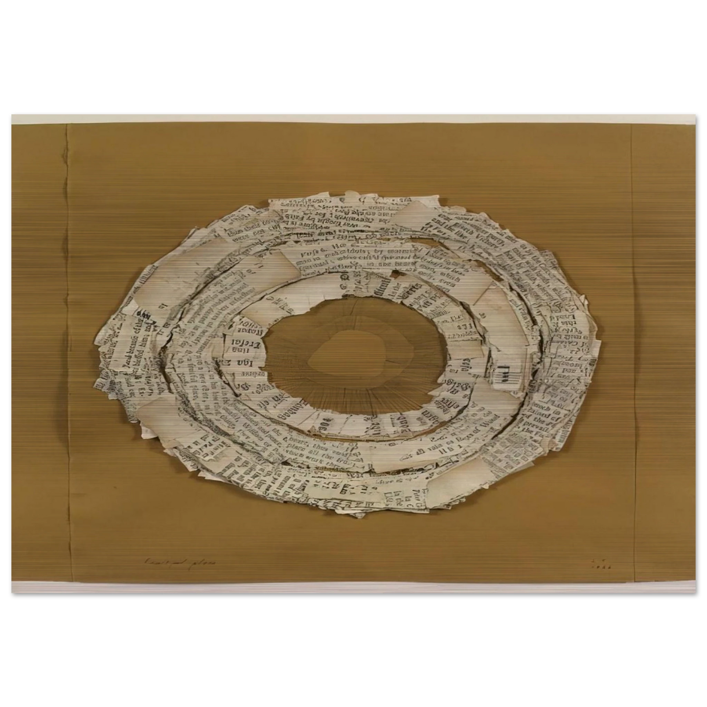FRUITFUL PLACE 1966 - Lenore Tawney Brushed Aluminum Print - 70x100 cm / 28x40 inches | Lenore Tawney Aluminum Print | Lenore Tawney Prints