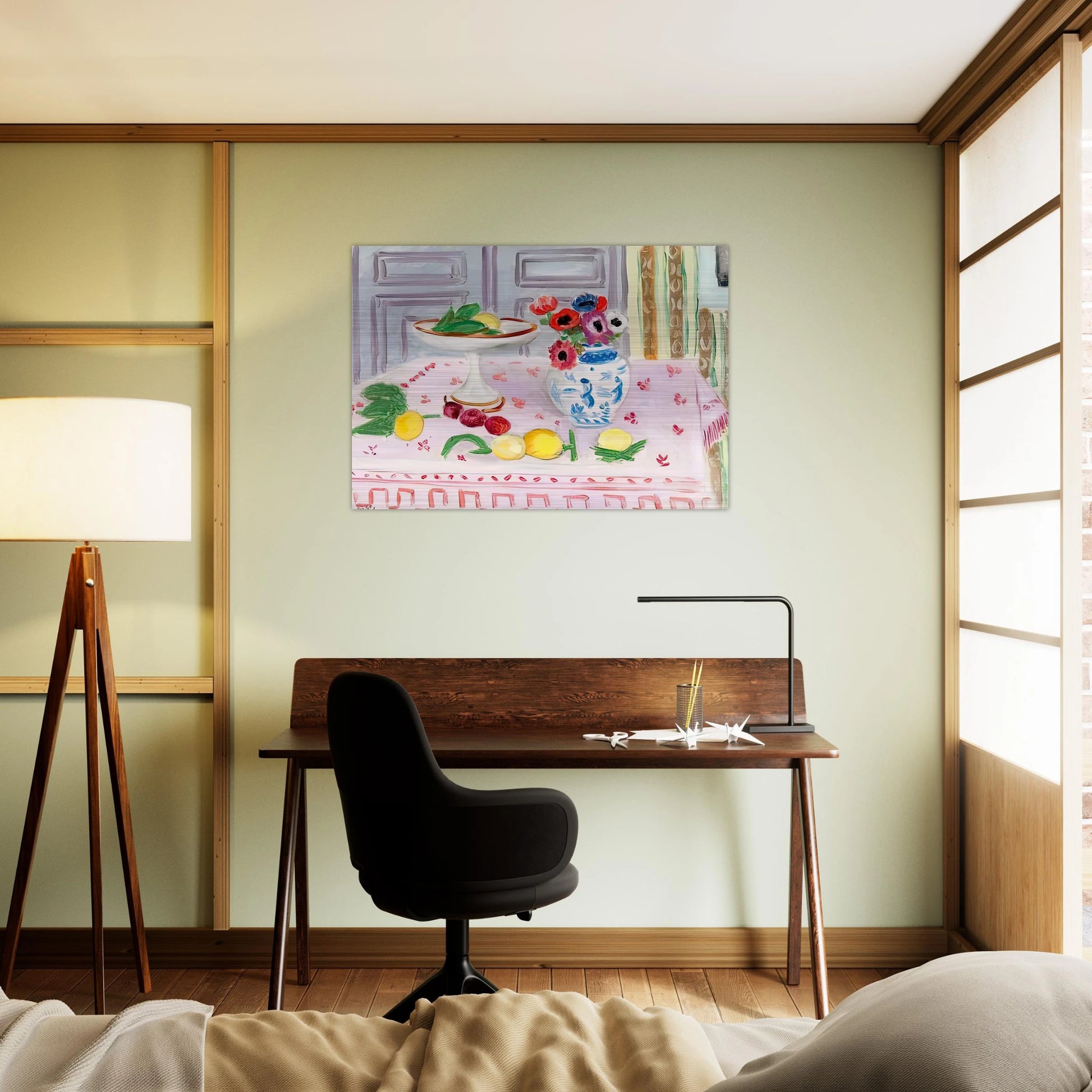 THE PINK TABLECLOTH 1925 - Henri Matisse Brushed Aluminum Print - 70x100 cm / 28x40 inches | Henri Matisse Aluminum Print | Henri Matisse Prints