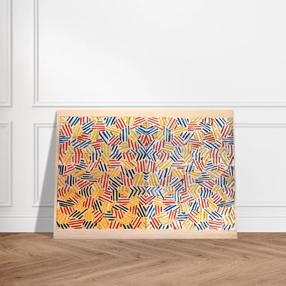 CORPSE AND MIRROR 1969 0 - Jasper Johns Brushed Aluminum Print - 70x100 cm / 28x40 inches | Jasper Johns Aluminum Print | Jasper Johns Prints