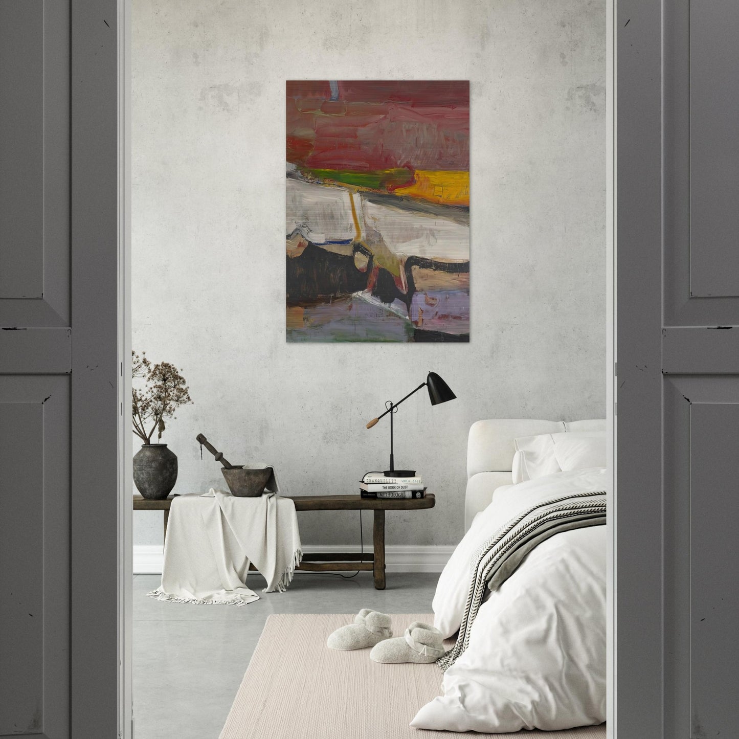 Berkeley #59 - Richard Diebenkorn Brushed Aluminum Print - 70x100 cm / 28x40 inches | Richard Diebenkorn Aluminum Print | Richard Diebenkorn Prints