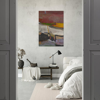 Berkeley #59 - Richard Diebenkorn Brushed Aluminum Print - 70x100 cm / 28x40 inches | Richard Diebenkorn Aluminum Print | Richard Diebenkorn Prints