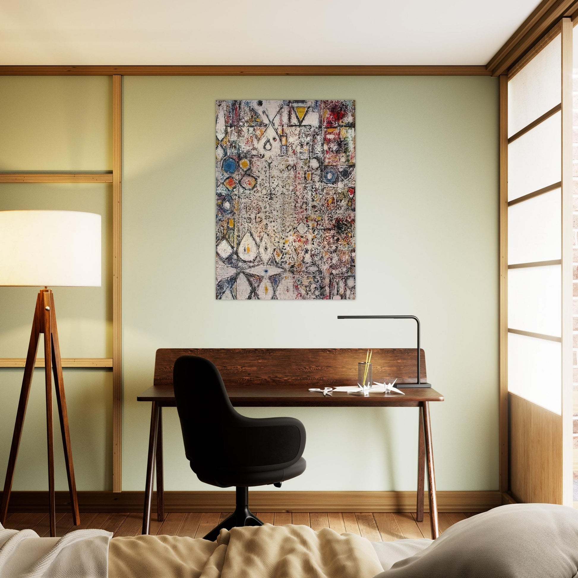White Gothic #3 - 1957 - Richard Pousette-Dart Brushed Aluminum Print - 70x100 cm / 28x40 inches | Richard Pousette-Dart Aluminum Print | Richard Pousette-Dart Prints