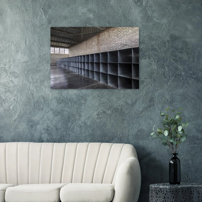 Untitled The Block - 1969 - Donald Judd Brushed Aluminum Print - 70x100 cm / 28x40 inches | Donald Judd Aluminum Print | Donald Judd Prints