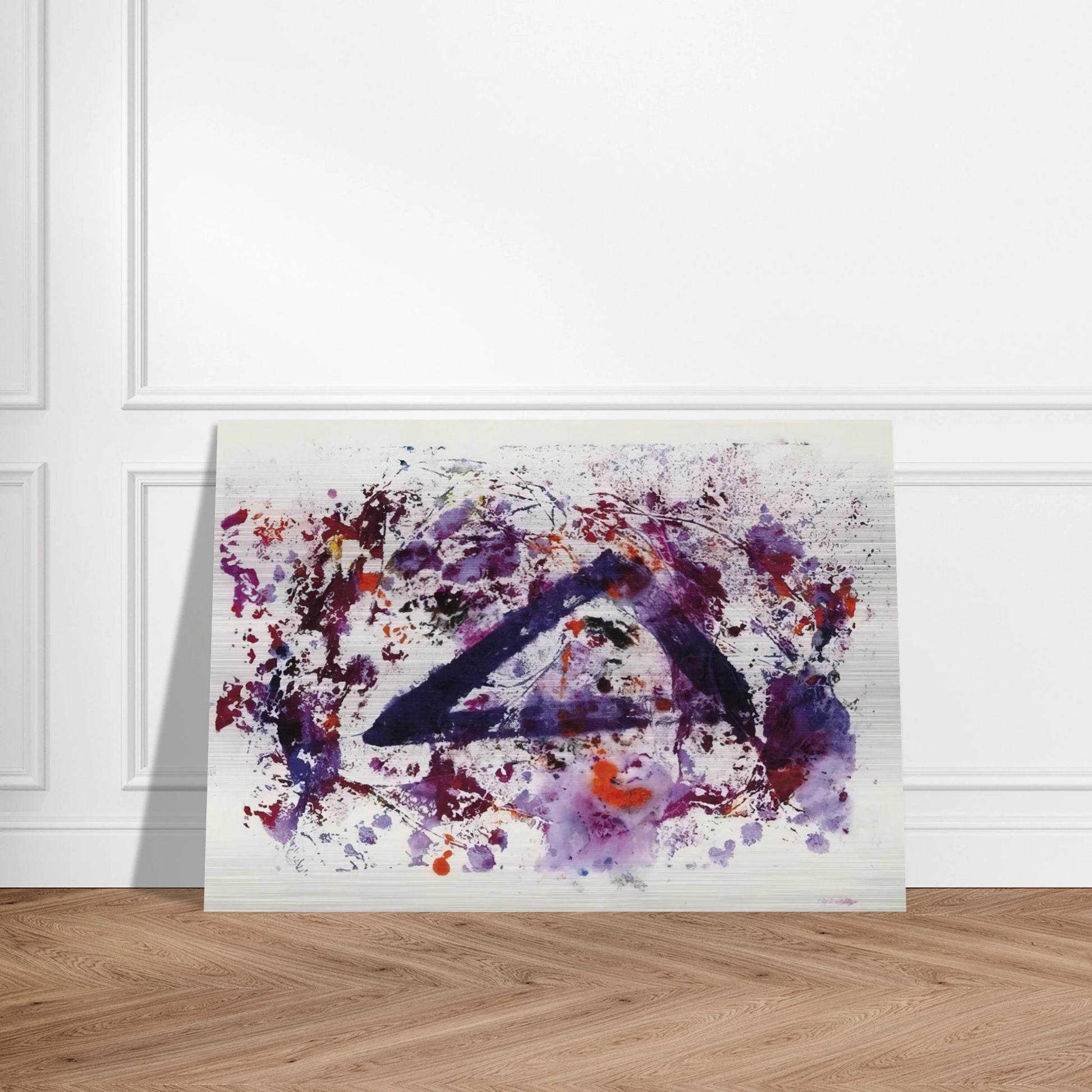 Untitled  SF220S  - Sam Francis Brushed Aluminum Print - 70x100 cm / 28x40 inches | Sam Francis Aluminum Print | Sam Francis Prints