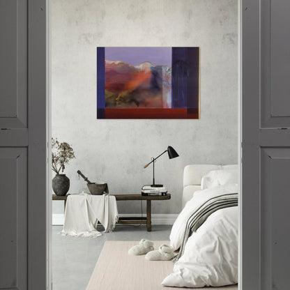 Sixteenth Century - 1985 - Ronnie Landfield Brushed Aluminum Print - 70x100 cm / 28x40 inches | Ronnie Landfield Aluminum Print | Ronnie Landfield Prints