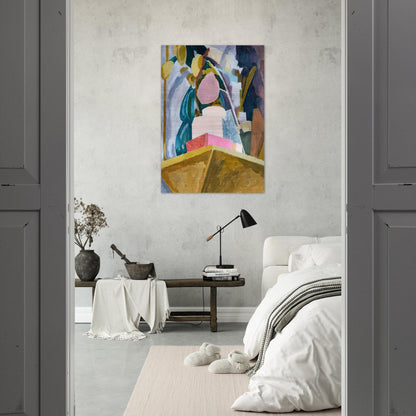 STILL LIFE ON CORNER OF A MANTELPIECE 1914 - Vanessa Bell Brushed Aluminum Print - 70x100 cm / 28x40 inches | Vanessa Bell Aluminum Print | Vanessa Bell Prints