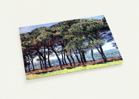 Pine Trees, Cap d'Antibes By claude monet Pack of 10 Post Cards | claude monet Post Cards | A6 (10.5 x 14.8 cm) - 4.1 x 5.8 inches