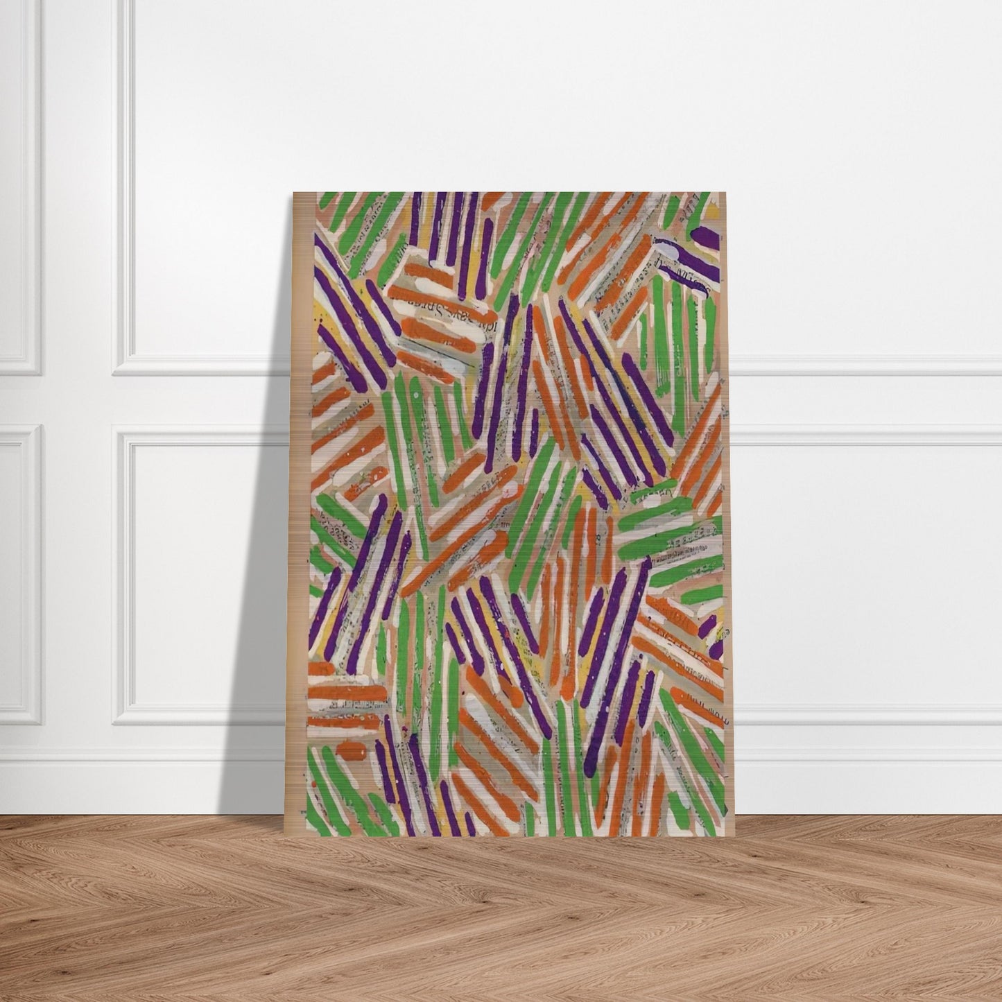 UNTITLED ULAE S13 - Jasper Johns Brushed Aluminum Print - 70x100 cm / 28x40 inches | Jasper Johns Aluminum Print | Jasper Johns Prints
