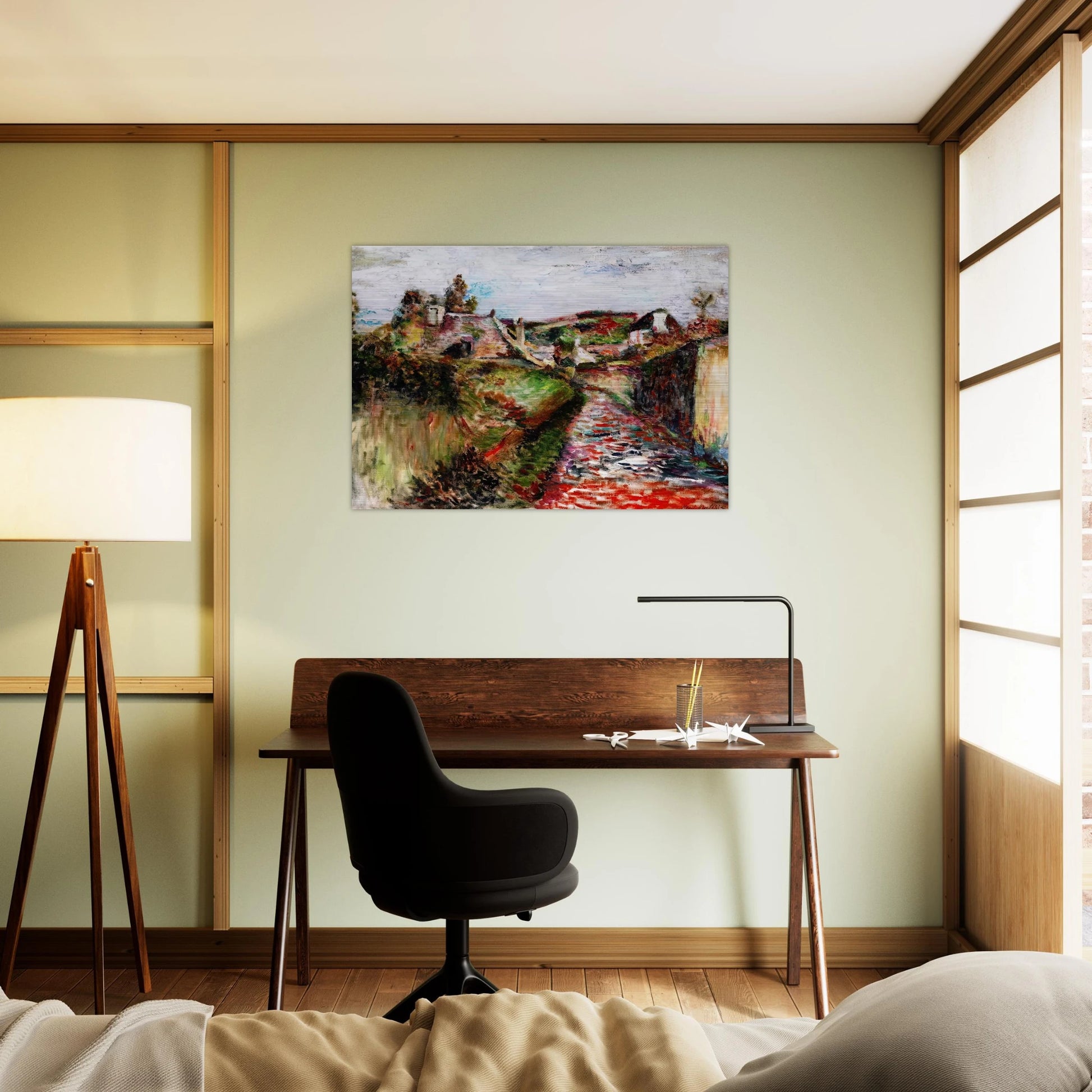 VIEW OF BELLE ILE 1897 - Henri Matisse Brushed Aluminum Print - 70x100 cm / 28x40 inches | Henri Matisse Aluminum Print | Henri Matisse Prints