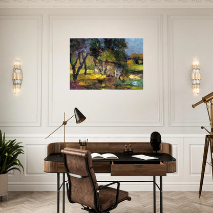 LANDSCAPE CORSICA 1898 - Henri Matisse Brushed Aluminum Print - 70x100 cm / 28x40 inches | Henri Matisse Aluminum Print | Henri Matisse Prints