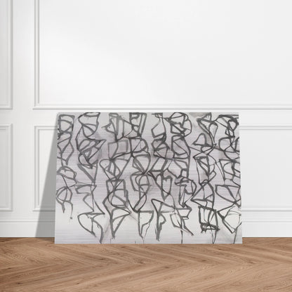 Cold Mountain I Path - 1989 - Brice Marden Brushed Aluminum Print - 70x100 cm / 28x40 inches | Brice Marden Aluminum Print | Brice Marden Prints
