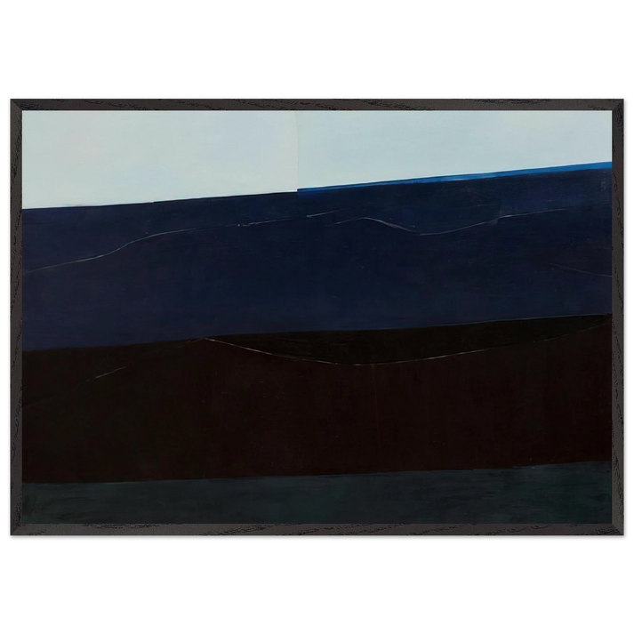 Washington DC January 1964 Number 4 - 1964 N1 - Edward Corbett 70x100 cm / 28x40 inches Framed Art Print – Black Wooden Frame