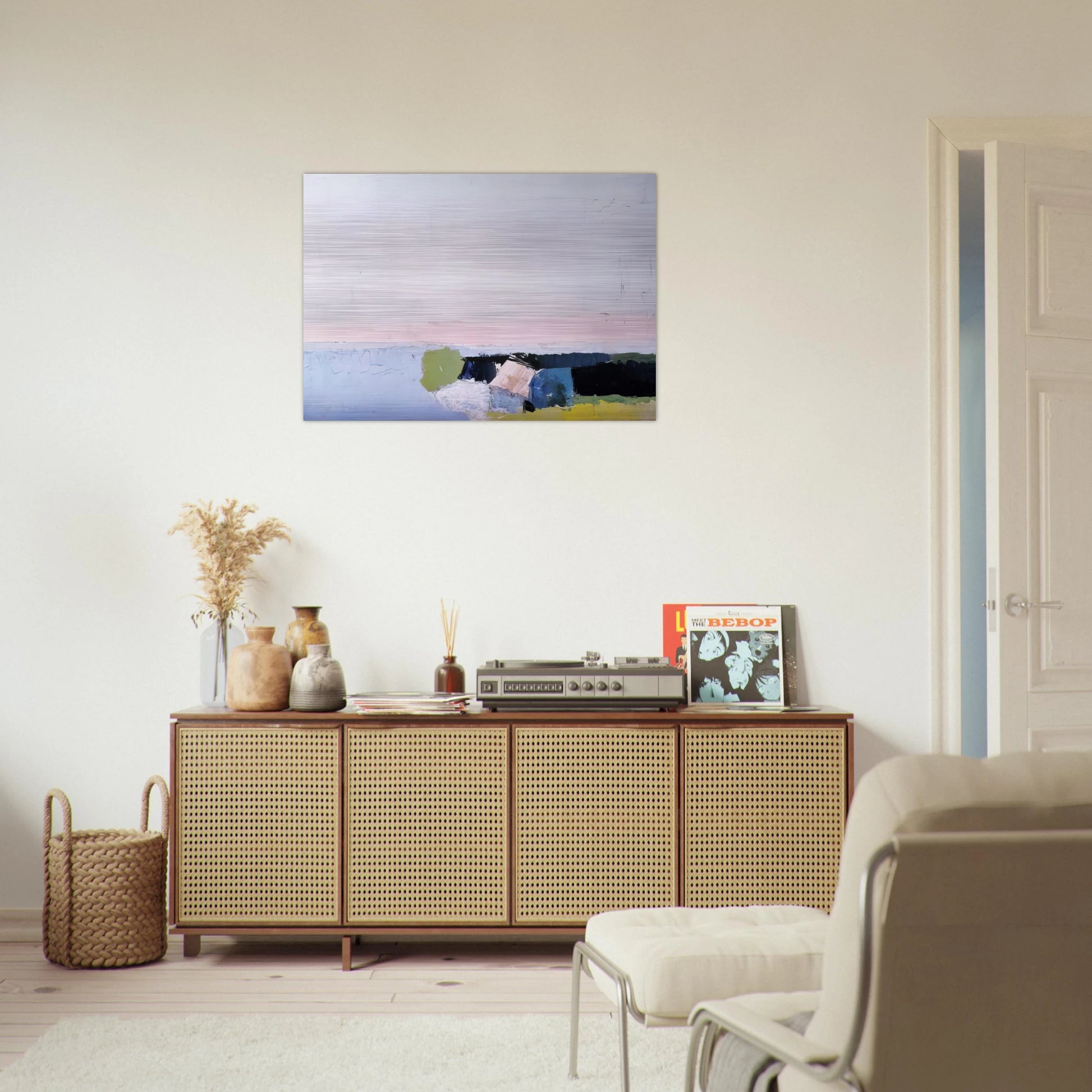 Bord de Mer - 1952 - Nicolas de Stael Brushed Aluminum Print - 70x100 cm / 28x40 inches | Nicolas de Stael Aluminum Print | Nicolas de Stael Prints