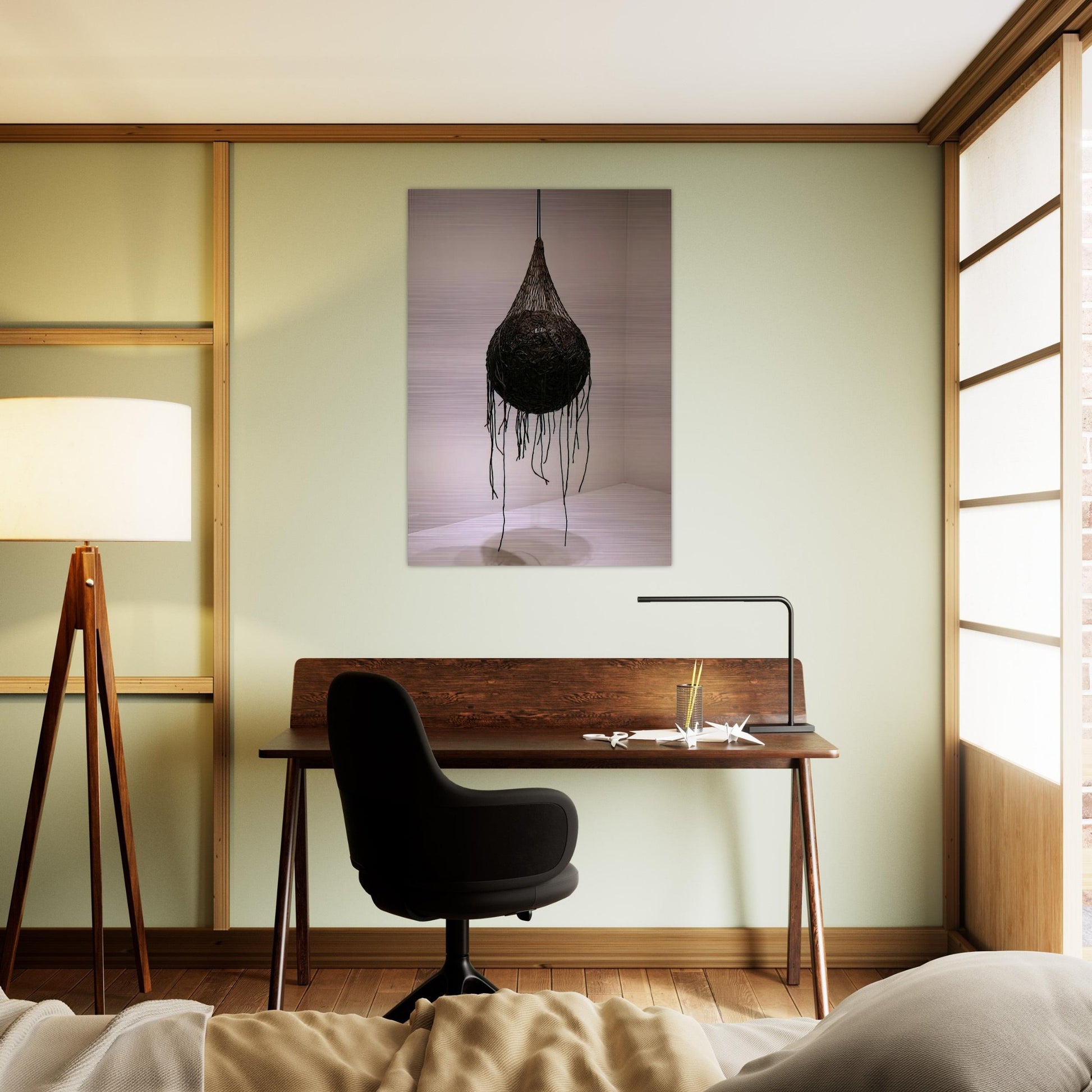 VERTIGINOUS DETOUR - Eva Hesse Brushed Aluminum Print - 70x100 cm / 28x40 inches | Eva Hesse Aluminum Print | Eva Hesse Prints